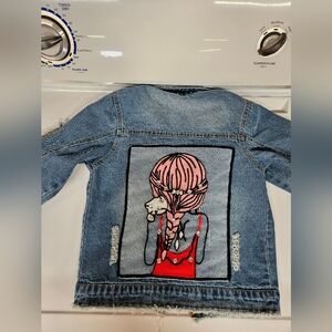 Boutique Unique Jean Jacket Girls Size 8